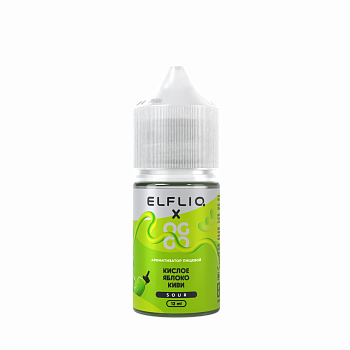 Ароматизатор ELFLIQ X OGGO Sour "Кислое яблоко киви" (на 30мл)