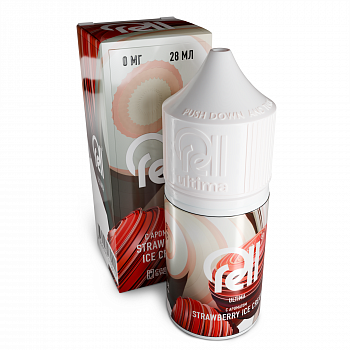 Жидкость для ЭСДН RELL ULTIMA  "Strawberry ice Cream" 3мл 0мг.