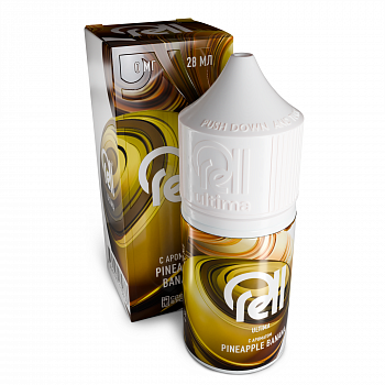 Жидкость для ЭСДН RELL ULTIMA  "Pineapple Banana" 3мл 0мг.